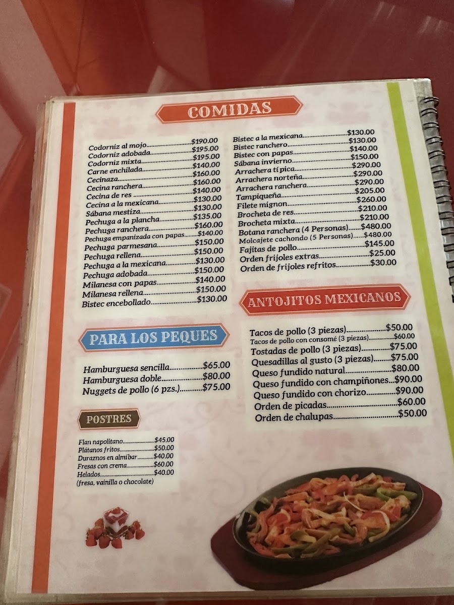 Restaurante Tierrasprietas Menu - Image 4